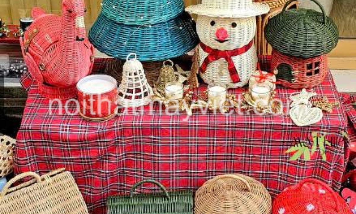 Trang Trí Noel Mây Tre TTNE005